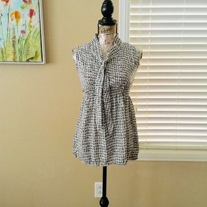 Animal print sleeveless